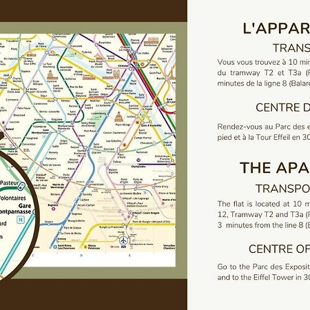 New Duplex 6Pers#Paris Expo#Porte De Versailles Eksteriør billede